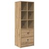 vidaXL Highboard with Drawer Artisan Oak 45.5 x 34 x 127 cm