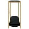 vidaXL Console Table Black 110x38x75 cm Engineered Wood