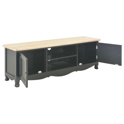 vidaXL TV Cabinet Black 120x30x40 cm Wood