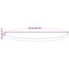 vidaXL Table Top &Oslash;70x2.5 cm Solid Wood Pine