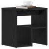 vidaXL Bedside Cabinet 2 pcs Black Oak 40 x 30 x 40 cm Engineered Wood