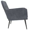 vidaXL Armchair Dark Grey 79 x 62 x 79 cm Velvet
