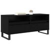 vidaXL TV Cabinet with Drawer Black Oak 100 x 34.5 x 44.5 cm