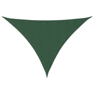 vidaXL Sunshade Sail Oxford Fabric Triangular 2.5x2.5x3.5 m Dark Green