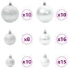 vidaXL Artificial Christmas Tree with Stand White 240 cm PVC and Steel