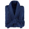 vidaXL Unisex Terry Bathrobe 100% Cotton Navy L