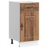 vidaXL Kitchen Base Cabinet "Kalmar" Old Wood Engineered Wood