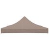 vidaXL Party Tent Roof 3x3 m Taupe 270 g/m²