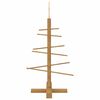 vidaXL Wooden Christmas Tree with Stand Brown 75 cm Bamboo