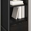 vidaXL Book Cabinet Black Oak 43 x 36 x 150.5 cm Engineered Wood