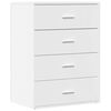 vidaXL Sideboard White 60x39x80 cm Engineered Wood
