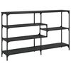vidaXL Console Table Black 160x32x95 cm Engineered Wood