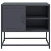 vidaXL TV Cabinet Anthracite 68x39x60.5 cm Steel