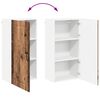 vidaXL Kitchen Cabinet with Storage Kalmar Old Wood 50 x 31 x 100 cm