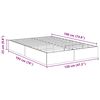 vidaXL Ottoman Bed Frame Concrete Grey 120 x 190 cm Engineered Wood