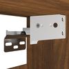 vidaXL Wall Cabinet Brown Oak 32.5x34.5x90 cm Engineered Wood