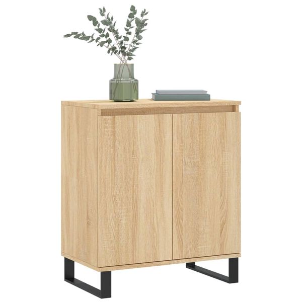 vidaXL Sideboard Sonoma Oak 60x35x70 cm Engineered Wood