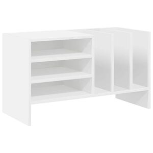 vidaXL Record Cabinet White 78.5 x 35 x 45 cm Engineered Wood