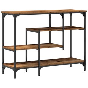 vidaXL Console Table Old wood 100 x 35 x 75 cm