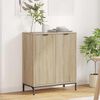 vidaXL Sideboard Sonoma Oak 69.5 x 33 x 82 cm Engineered Wood