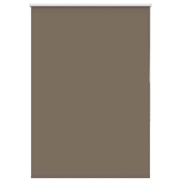 vidaXL Roller Blind Blackout Coffee 105x175 cm Fabric Width 100.7 cm Polyester