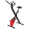 vidaXL Magnetic Exercise X-Bike with Pulse Measurement Black and Red