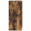 vidaXL Sideboard Smoked Oak 37.5x35x76 cm Engineered Wood