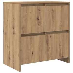 vidaXL Sideboard Artisan Oak 70 x 41 x 75 cm Engineered Wood