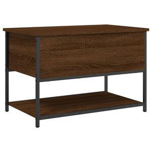 vidaXL Storage Bench Brown Oak 70x42,5x47 cm Engineered Wood
