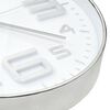 vidaXL Wall Clock 30 cm Silver