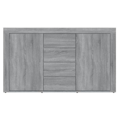 vidaXL Sideboard Grey Sonoma 120x36x69 cm Engineered Wood