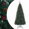 vidaXL Artificial Hinged Christmas Tree with Bauble 500 cm 900 LEDs