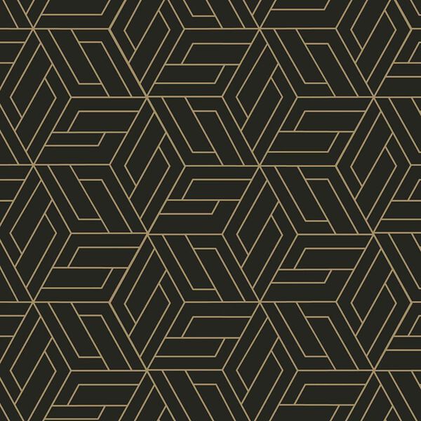 DUTCH WALLCOVERINGS Wallpaper Cobra Black
