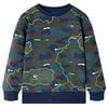 vidaXL Kids'Sweatshirt Dark Khaki Melange 140
