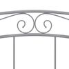 vidaXL Bed Frame without Mattress Grey Metal 180x200 cm Super King
