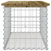 vidaXL Garden Bench Gabion Design 83x44x42 cm Impregnated Wood Pine