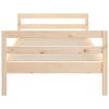 vidaXL Bed Frame without Mattress 90x190 cm Single Solid Wood Pine