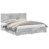 vidaXL Bed Frame Concrete Grey 180 x 200 cm Engineered Wood