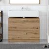vidaXL Bathroom Cabinet Artisan Oak 78 x 37 x 59 cm Engineered wood