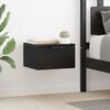 vidaXL Bedside Cabinet 2 pcs Black Oak 34 x 30 x 20 cm Engineered Wood