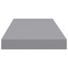 vidaXL Floating Wall Shelf Grey 60x23.5x3.8 cm MDF