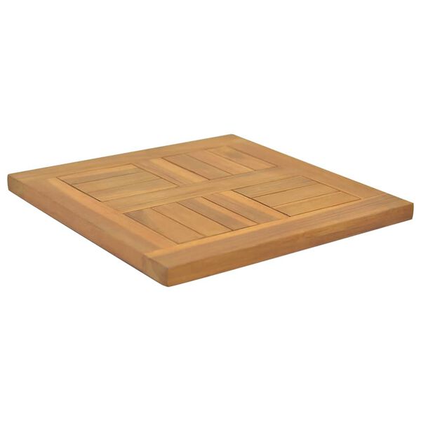 vidaXL Square Table Top 40x40x2.5 cm Solid Wood Teak