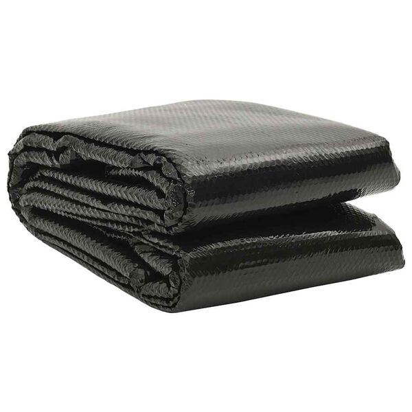 vidaXL Pool Cover Black 450x220 cm PE