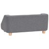 vidaXL Dog Sofa Grey 95x63x39 cm Linen