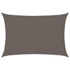 vidaXL Sunshade Sail 160 g/m&sup2; Anthracite 2x2.5 m HDPE