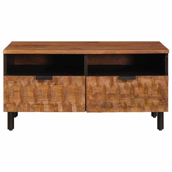 vidaXL Coffee Table with Drawer Brown 80 x 54 x 40 cm Solid Mango Wood