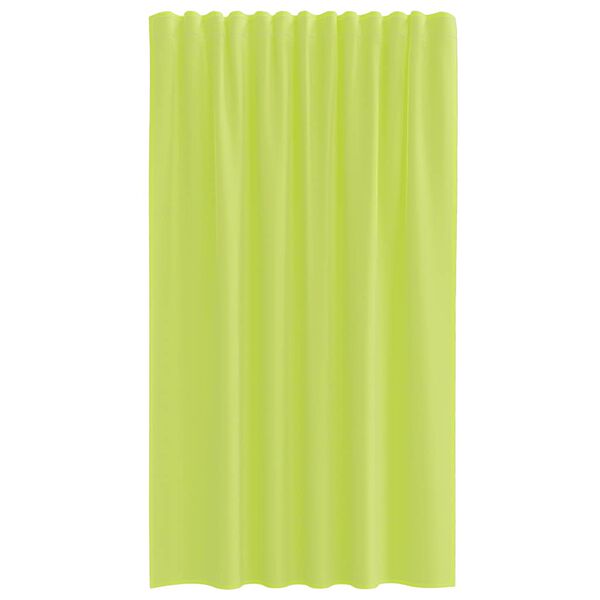 vidaXL Voile Curtains with Rod Pockets 2 pcs Apple Green