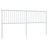 vidaXL Metal Replace Headboard White 180 cm