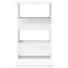 vidaXL Side Table White 40 x 35 x 60.5 cm Engineered Wood