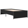 vidaXL Bed Frame without Mattress Black 90x200 cm